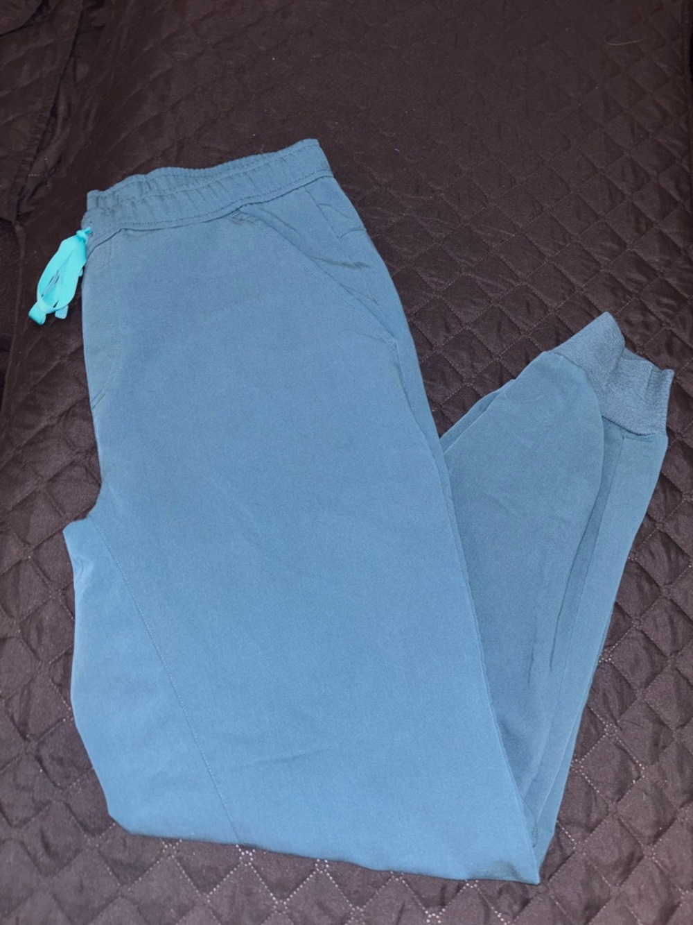 Figs Teal Blue Jogger scrub pants